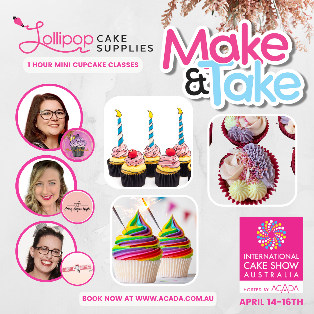 Make and Take Cupcake Classes - ACADA & International Cake Show ...